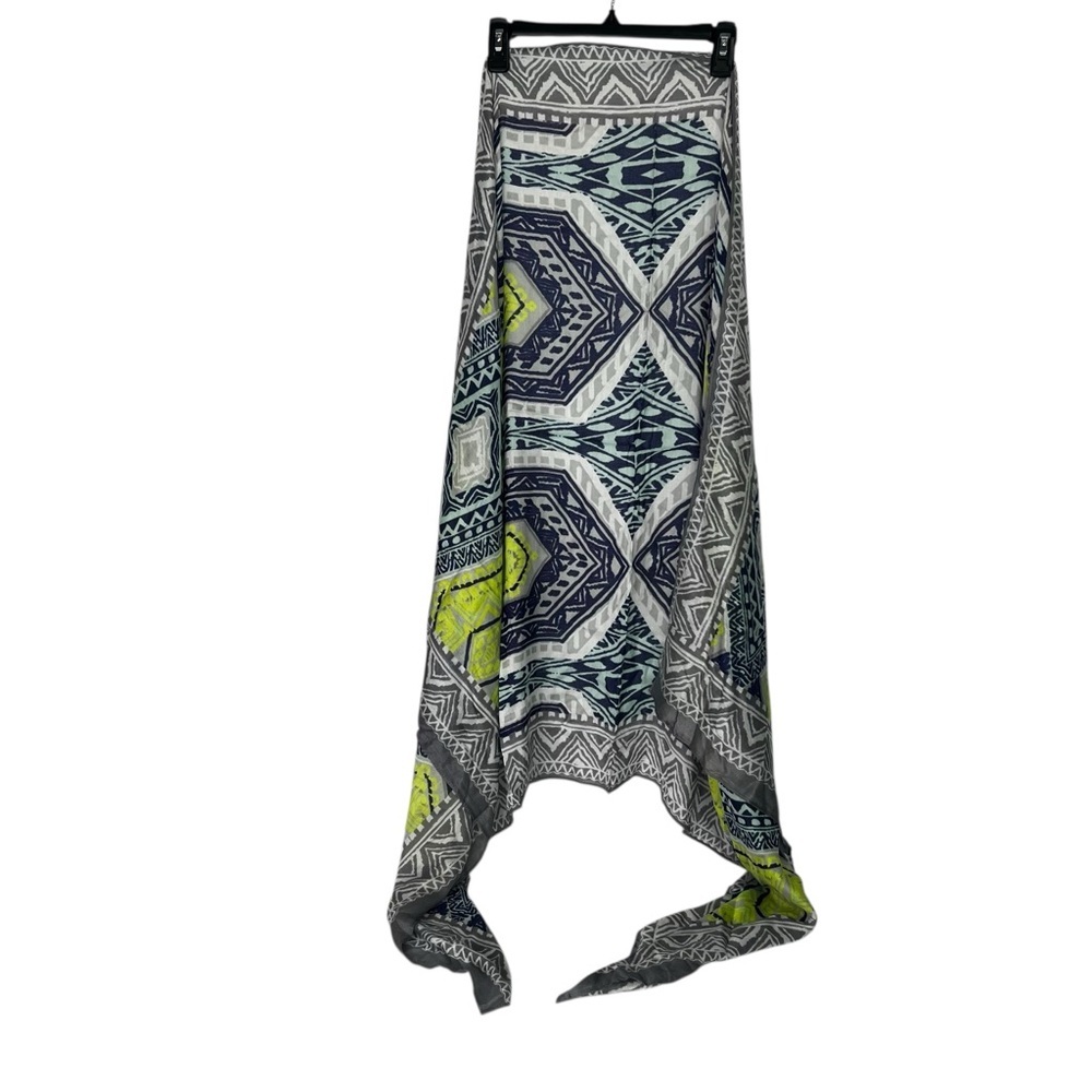 Stella & Dot Women’s Geometric Print Scarfs Lot/2 New In Bag Multi Colors
